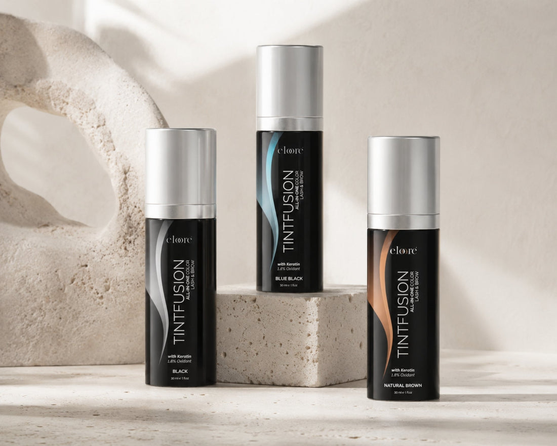 eloore Tintfusion 2-in-1 Wimpern- und Augenbrauenfarbe mit integriertem Oxidant in einer Tube