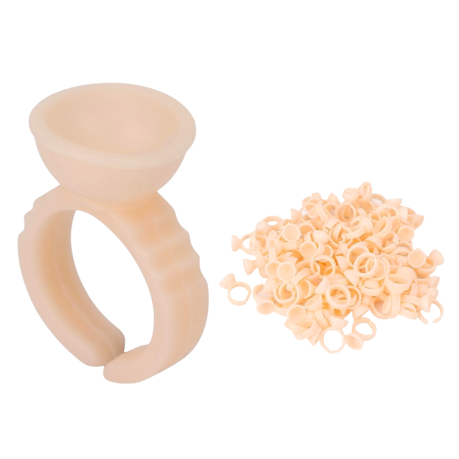 Silikon Kleberring für Wimpernverlängerung (100 Stück)