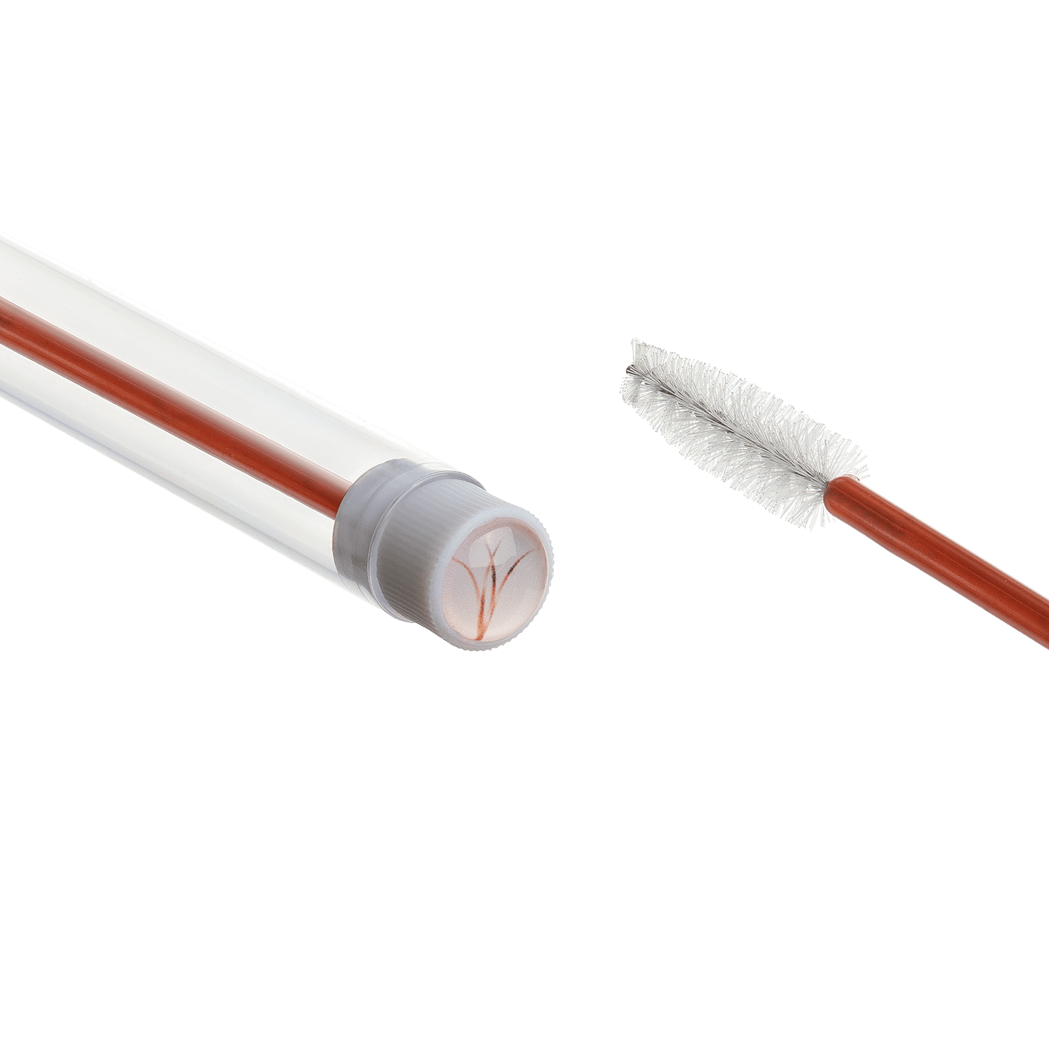 Wimpernbürstchen in Tube mit Kappe