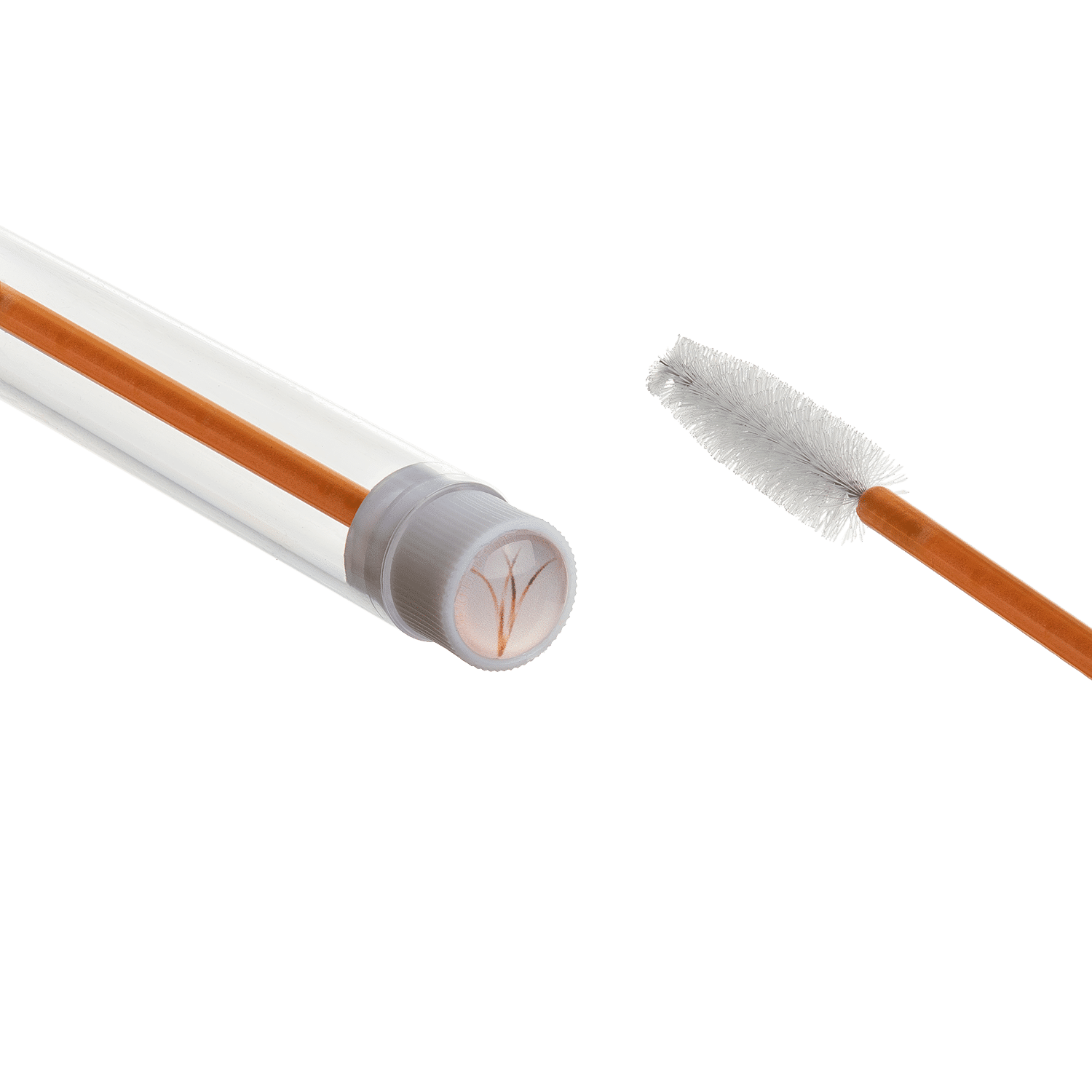 Wimpernbürstchen in Tube mit Kappe