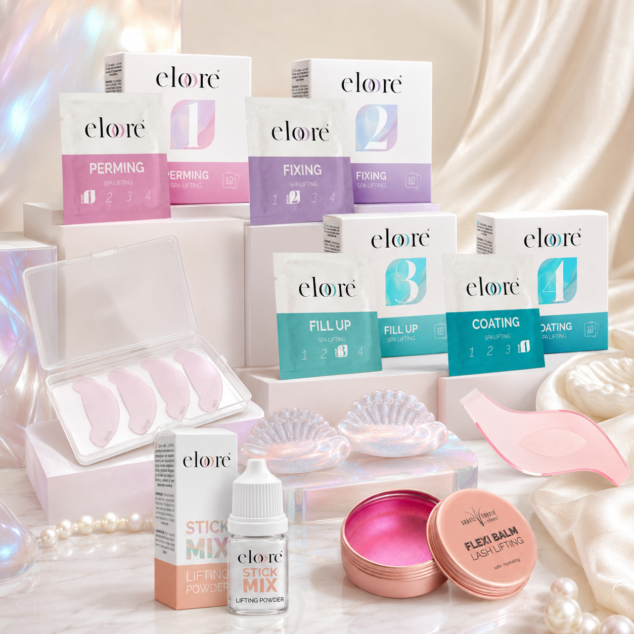 eloore® Korean Lash Lifting Classic Set | Profi Korean Lash Lifting Set