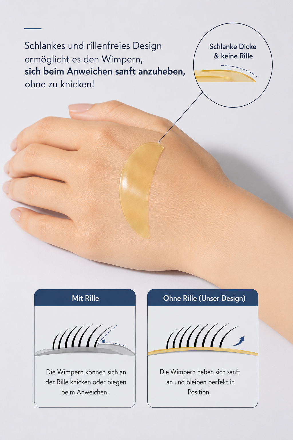 NOMARGIN Softening Rods – ultradünne Silikonpads für Korean Lash Lifting