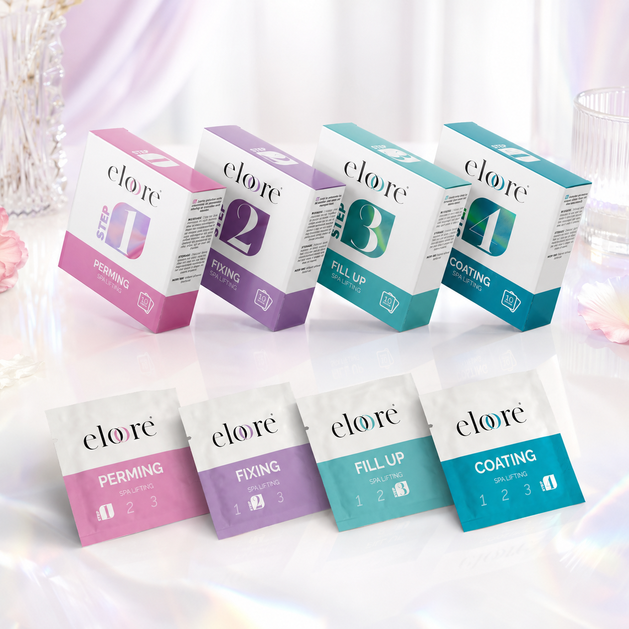 eloore® Sachets Cysteamine Lifting Set – CLASSIC – Lash & Brow Lifting