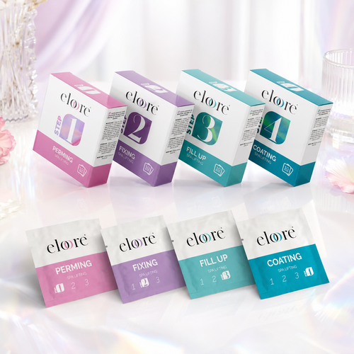 eloore® Sachets Cysteamine Lifting Set – CLASSIC – Lash & Brow Lifting