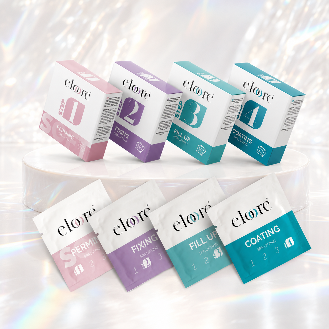 eloore® Sachets Cysteamine Lifting Set – SOFT – Lash & Brow Lifting