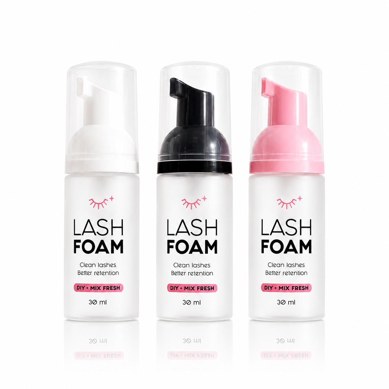 DIY Lash Foam Bottle – Leere Schaumspenderflasche 30 ml
