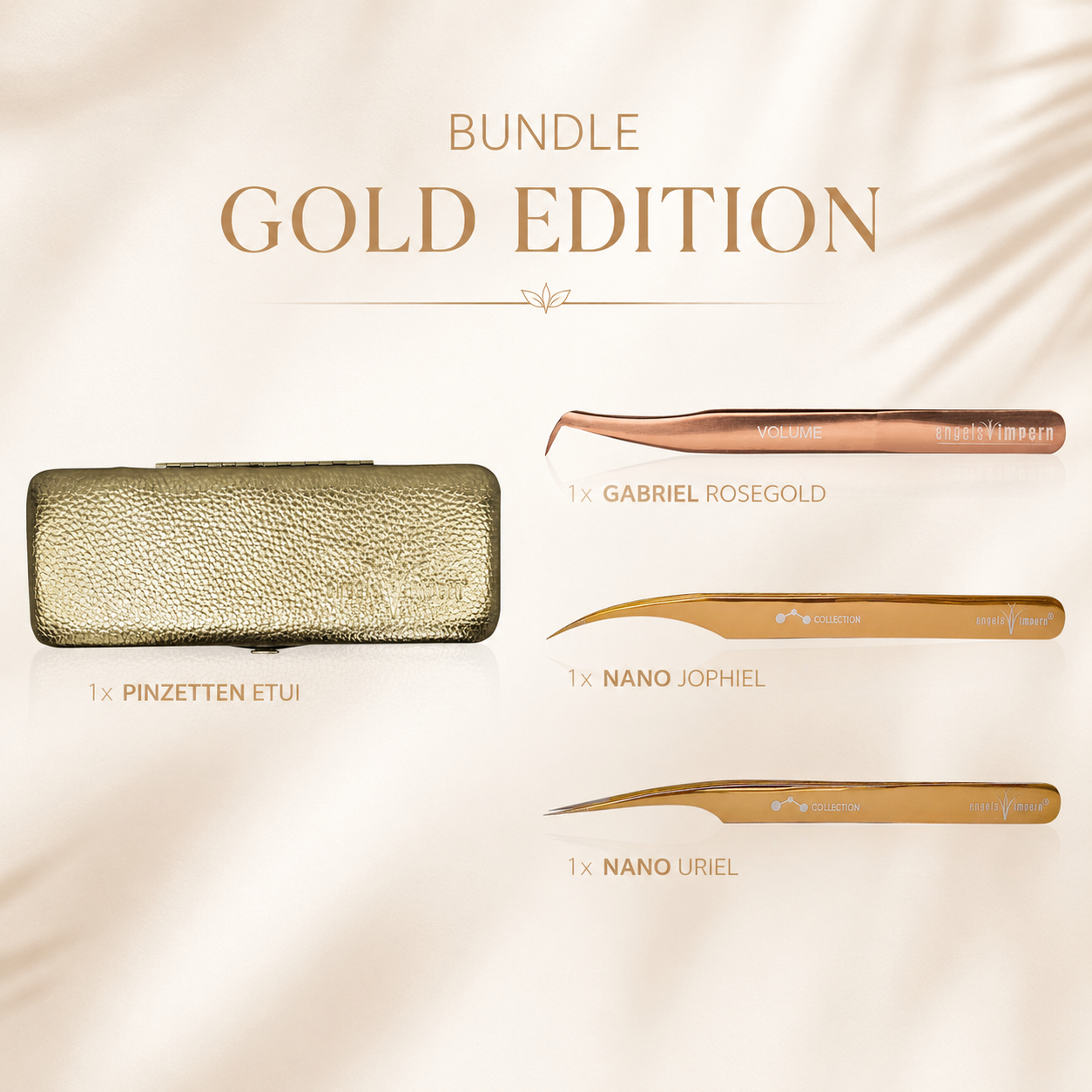 GOLD EDITION Bundle – Das Pinzetten-Set für Profis