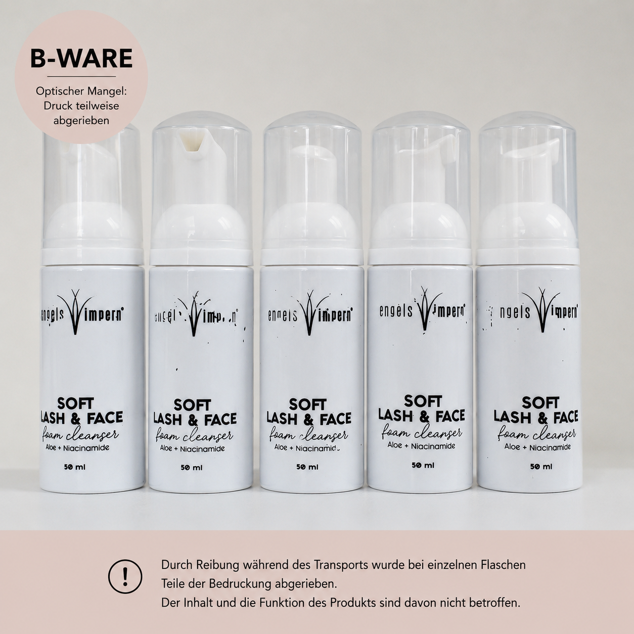 B-Ware Wimpernshampoo | Soft Lash & Face Foam Cleanser 50 ml
