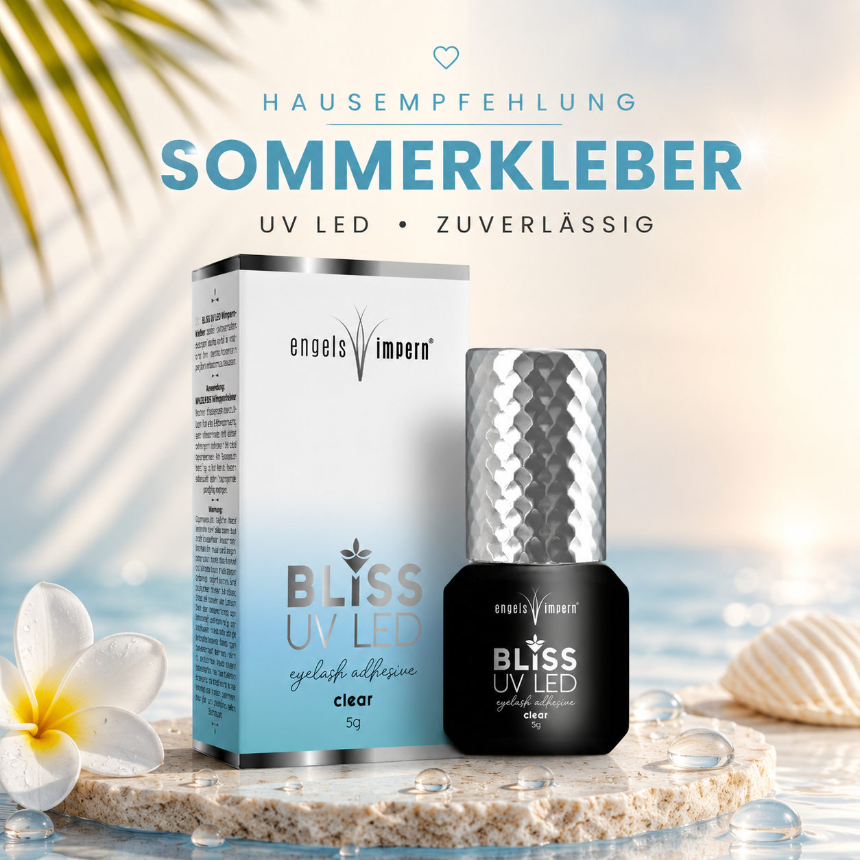 BLISS UV LED Wimpernkleber 5g - transparent - 0,5 Sek (TPO-frei)