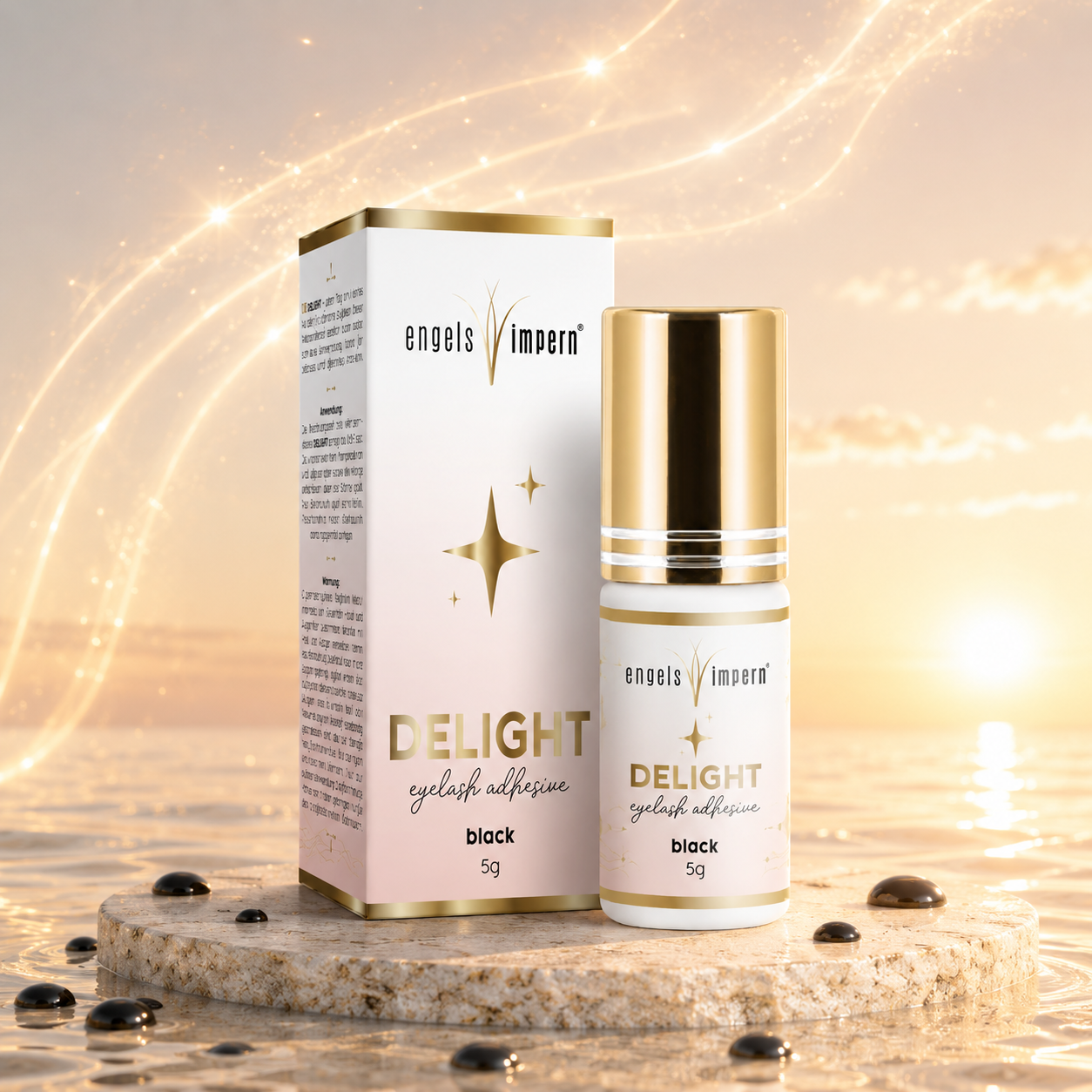 DELIGHT Wimpernkleber 5g - schwarz