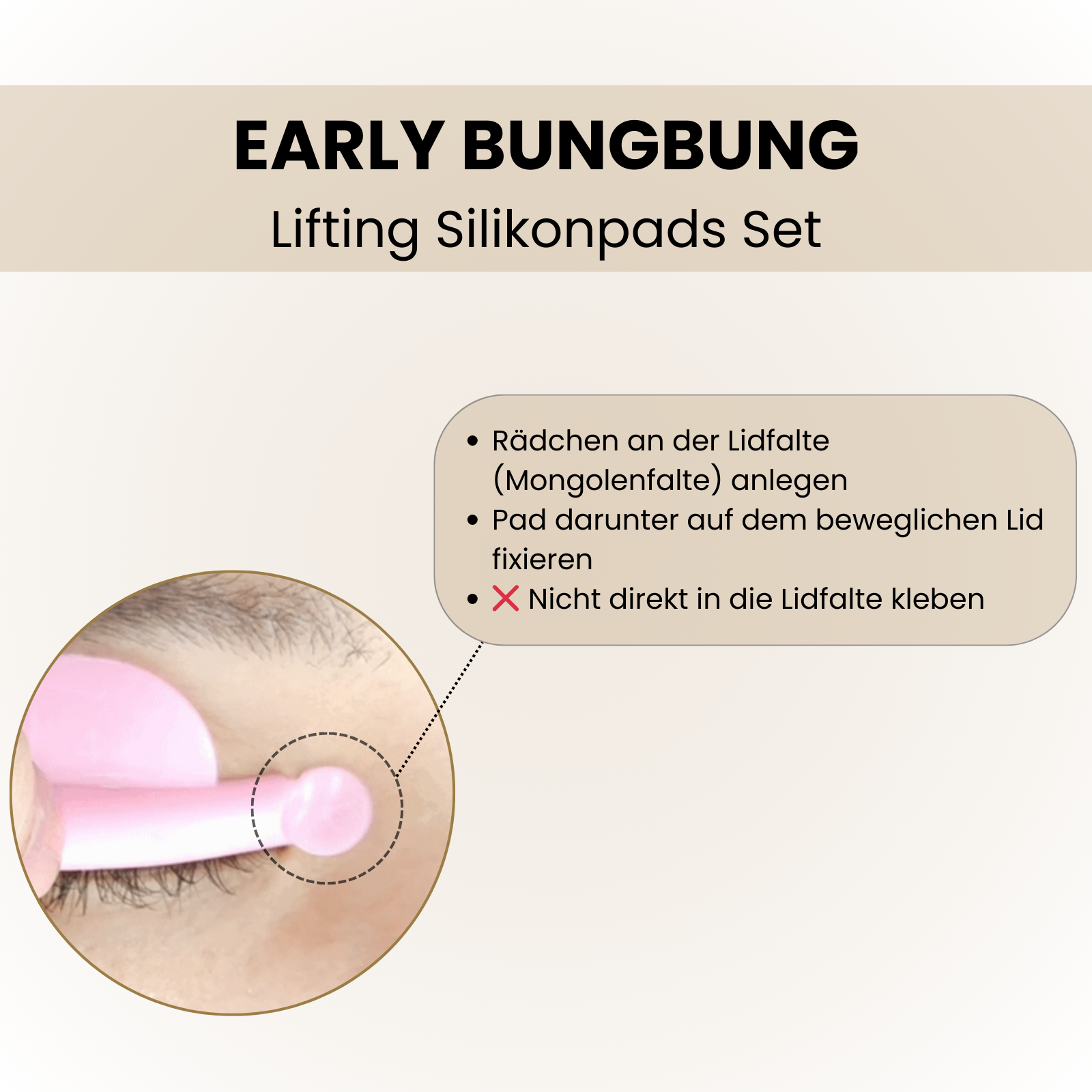 EARLY BungBung Lifting Silikonpads Set (5 Paar)