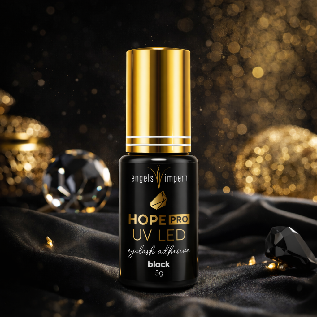 HOPE PRO UV LED Lash Adhesive black von EngelsWimpern für UV-Licht Wimpernverlängerung im Studio