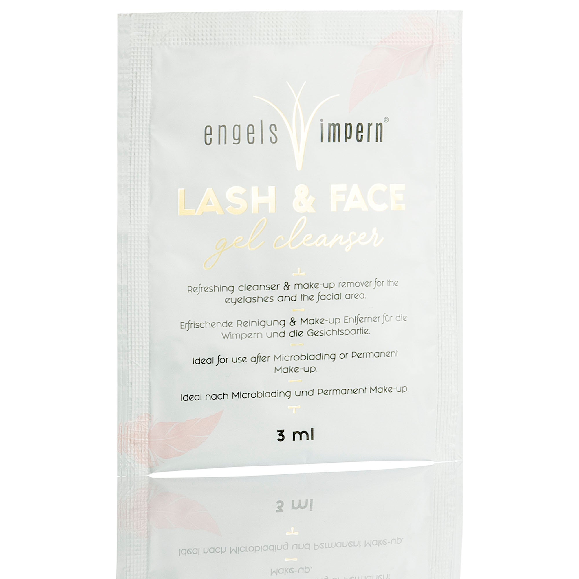 Wimpernshampoo Sachet 3 ml – Lash & Face Cleanser für Wimpernextensions | 1 Stück | EngelsWimpern®