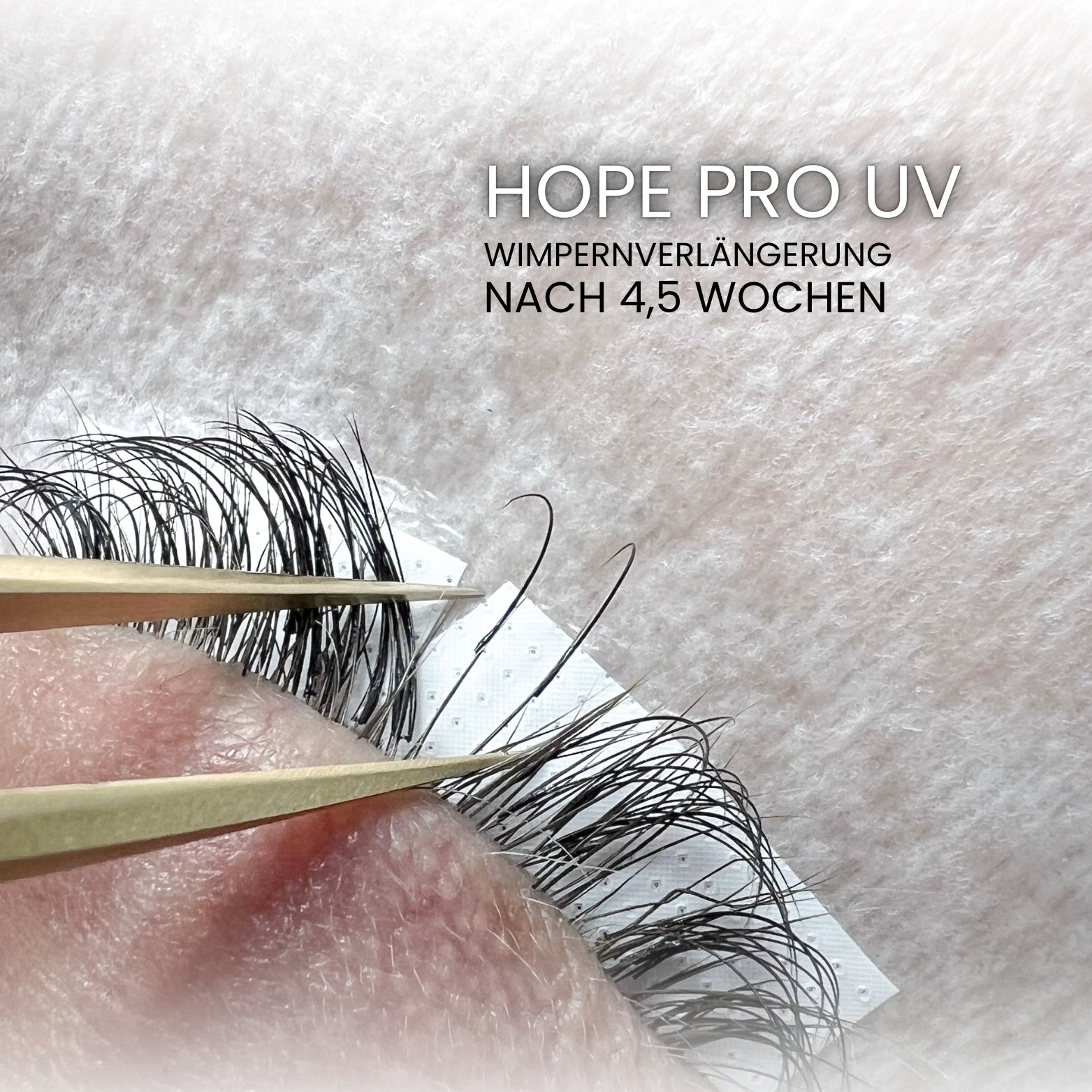 HOPE PRO UV LED Wimpernkleber 5 g – schwarz – 0,3-0,5 Sek (TPO-frei)
