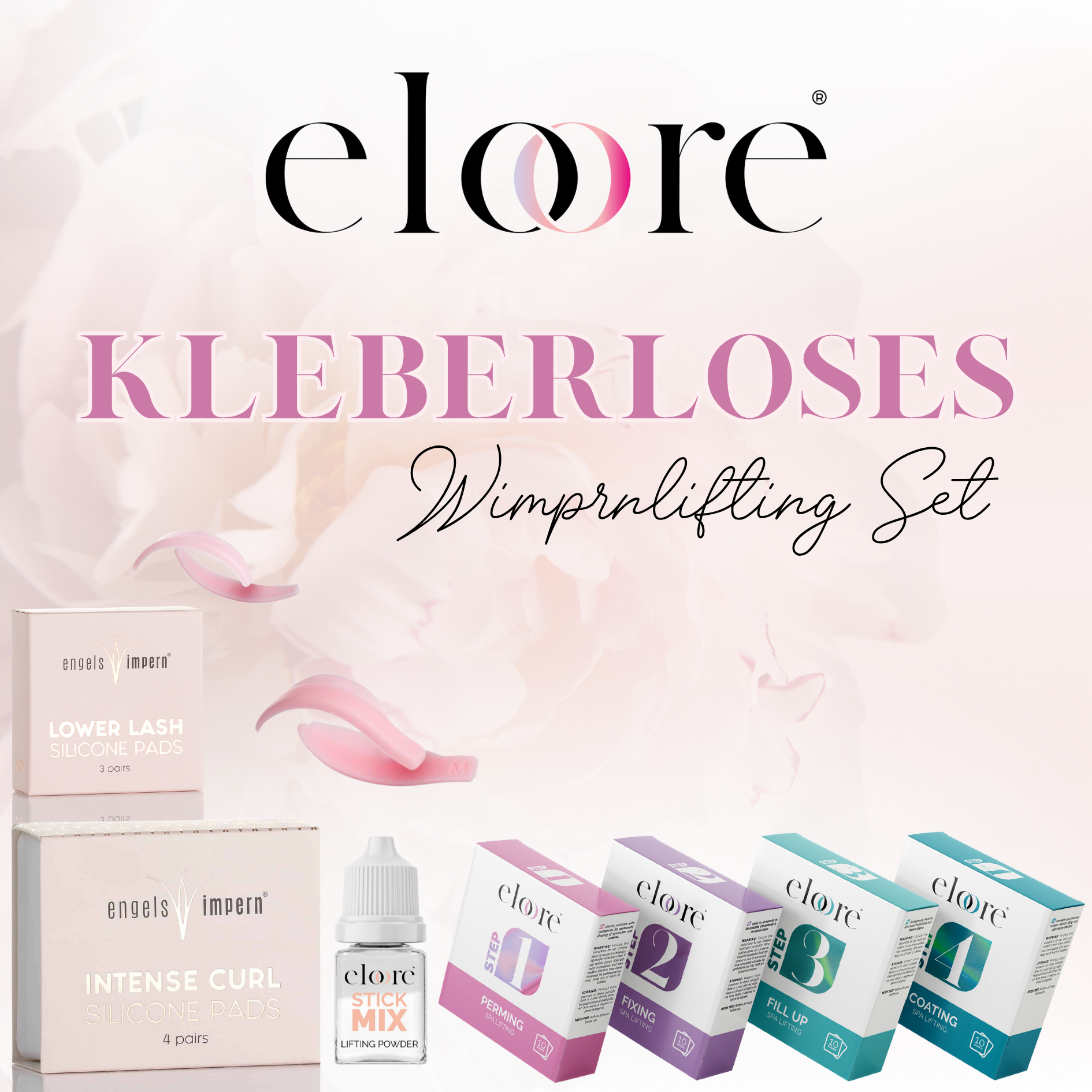 Kleberloses Wimpernlifting Set