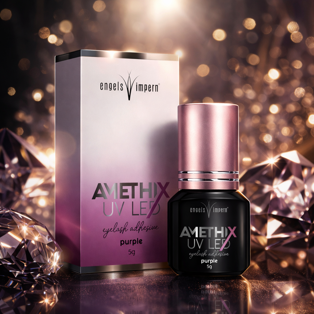 AMETHIX UV LED Wimpernkleber 5 g – lila – 1 Sek (TPO-frei)