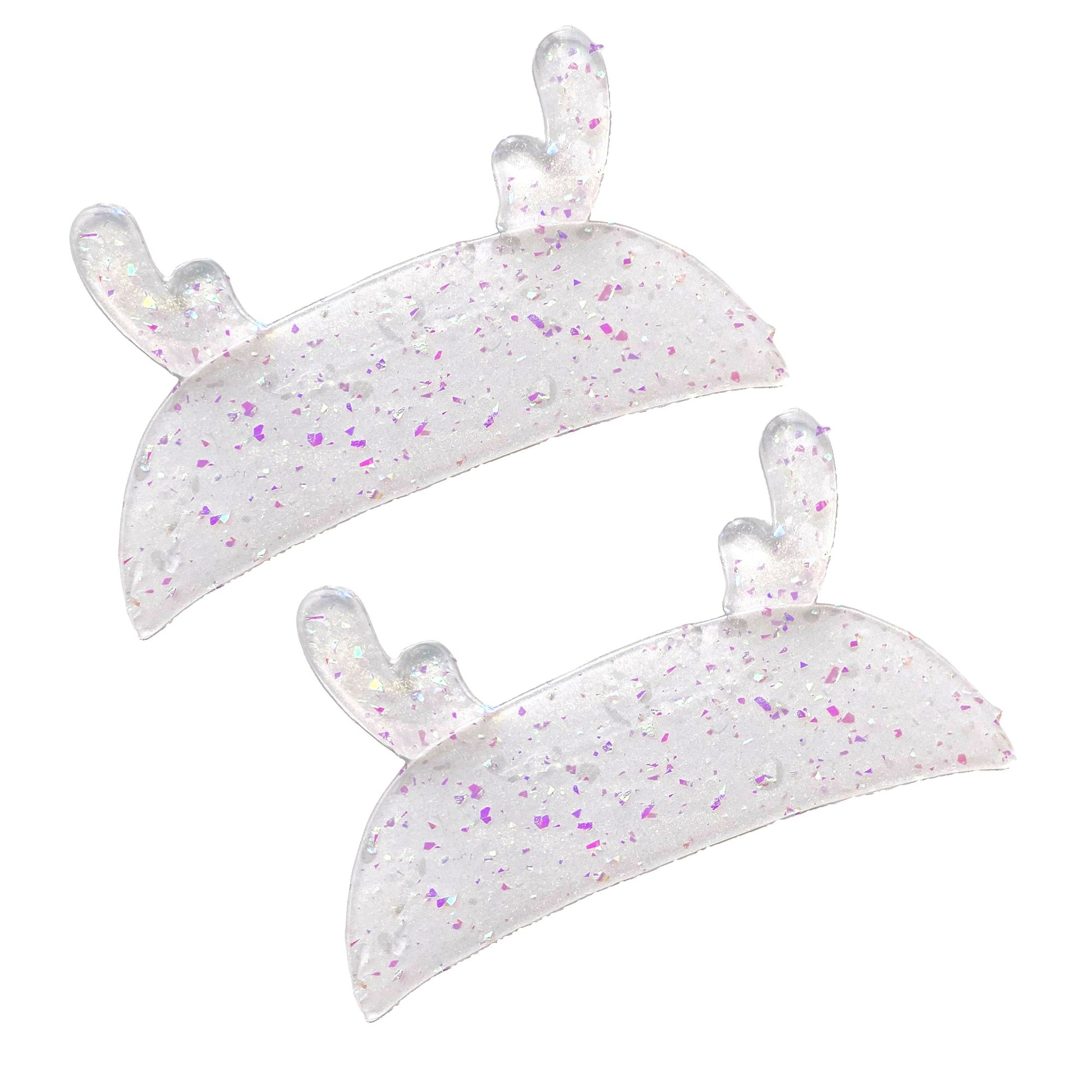 Korean Deer ultradünne Silikonpads transparent mit Glitzer – selbstklebende Pads für Korean Lash Lifting