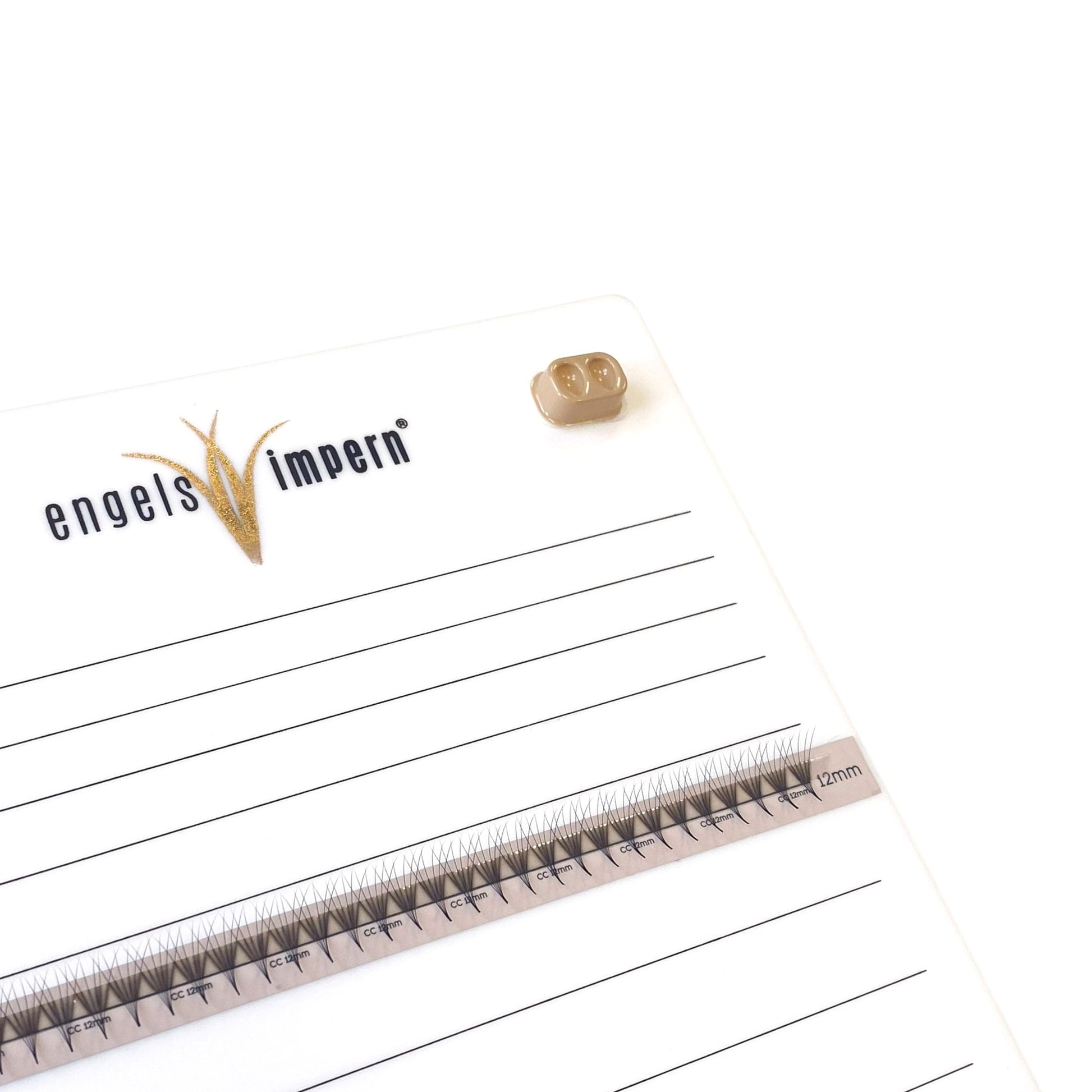 Glue Holder „2er-Tropfenfach“ – selbstklebende Kleberpaletten (100 Stück, Nude)