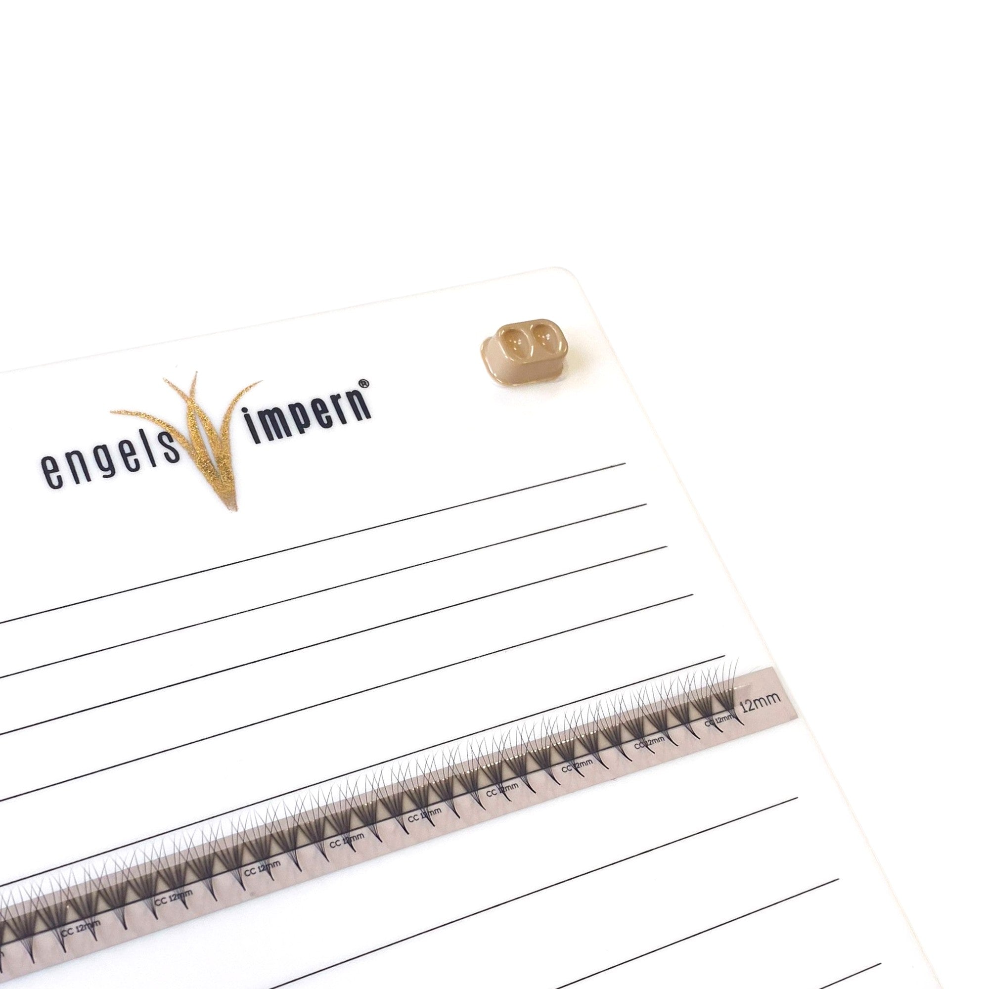 Glue Holder „2er-Tropfenfach“ – selbstklebende Kleberpaletten (100 Stück, Nude)