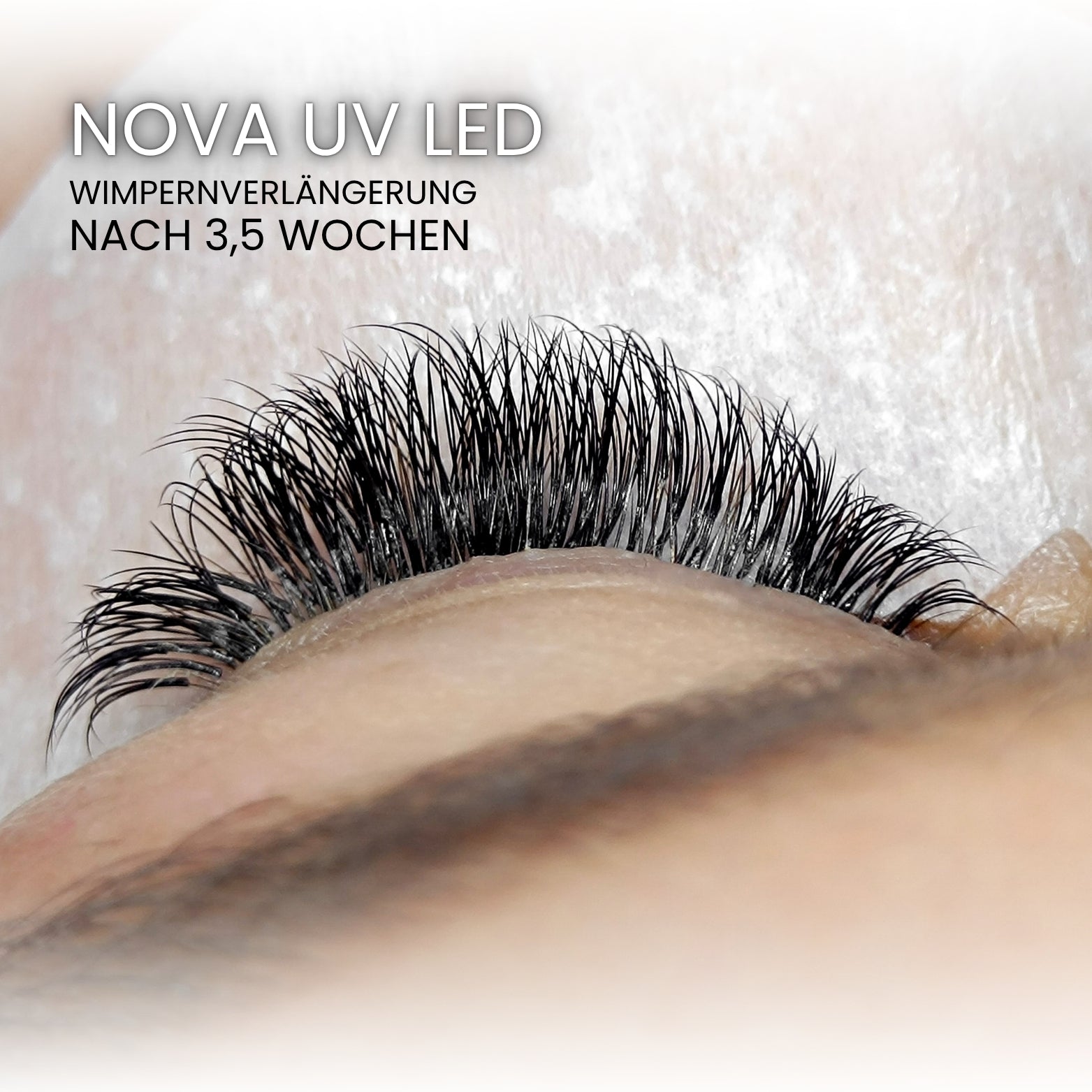 NOVA UV LED Wimpernkleber 5 g – transparent – 0,3 Sek (TPO-frei)