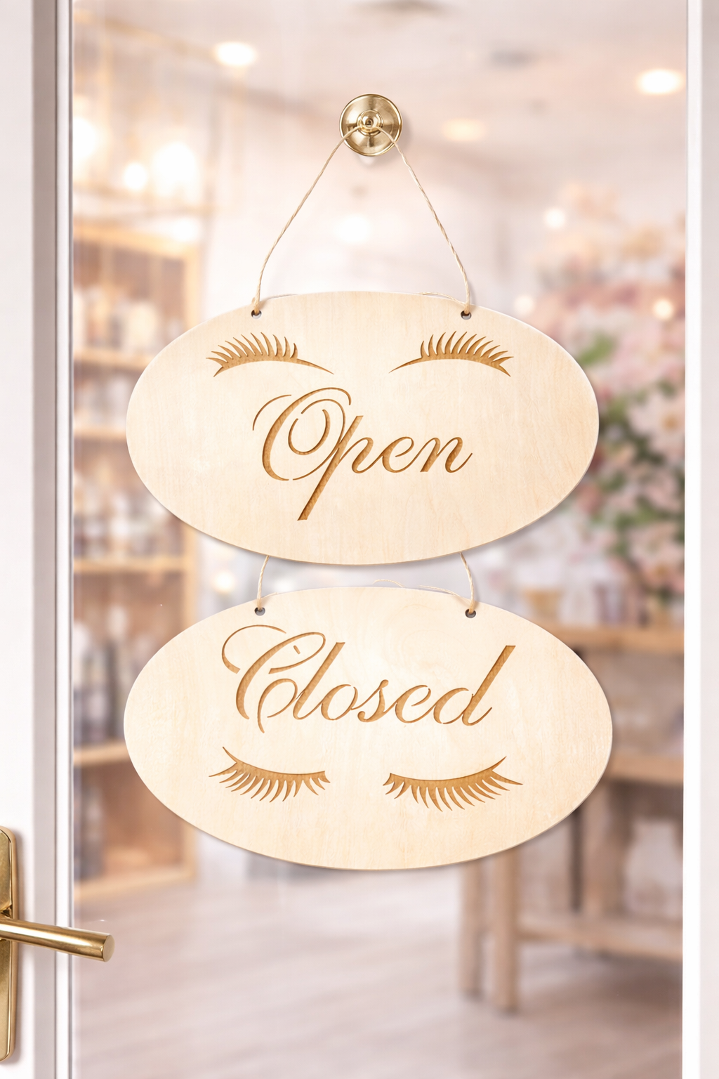 Open- Closed Schild Lashes