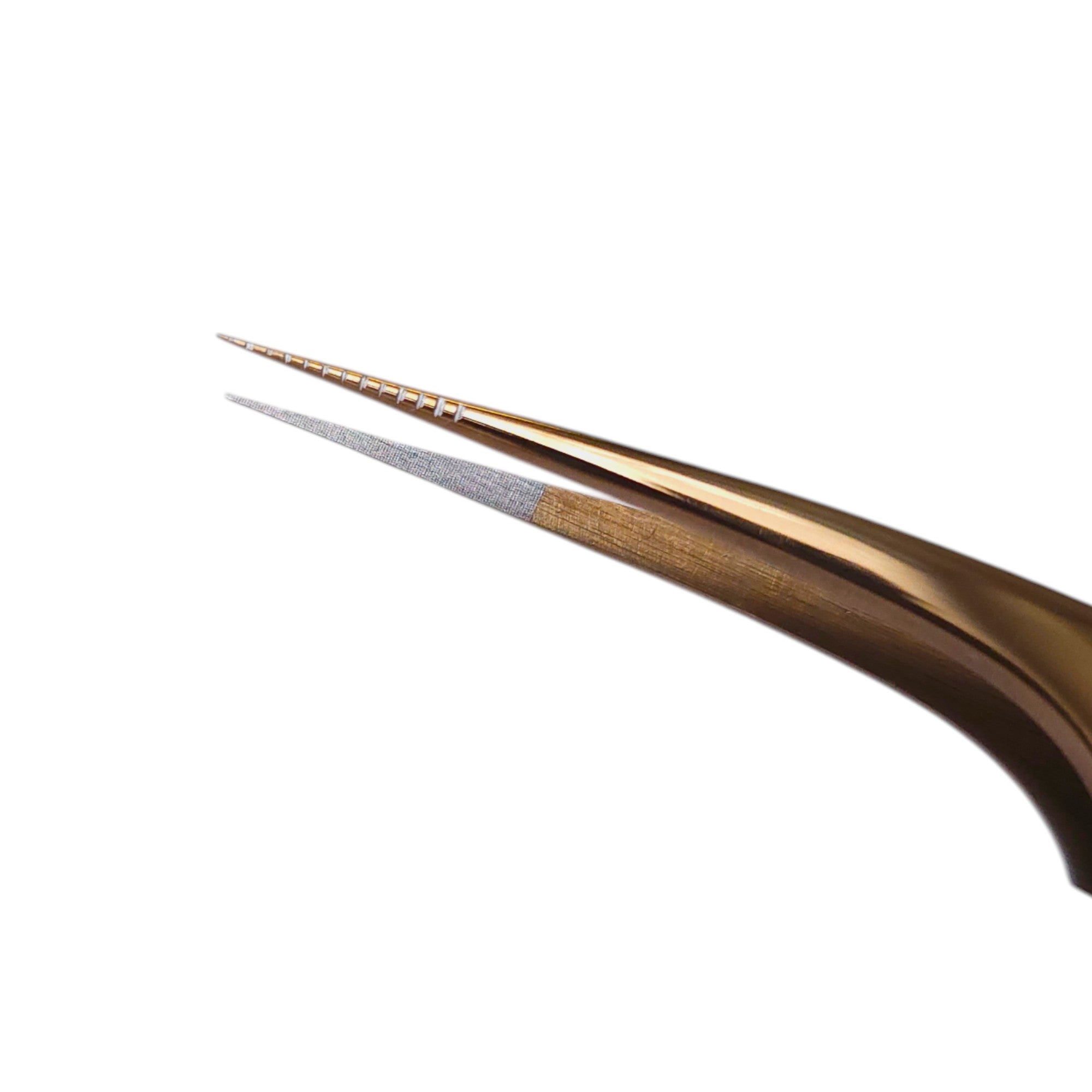 NANO COLLECTION – Uriel | Gerade Isolationspinzette Rosegold | 12 cm
