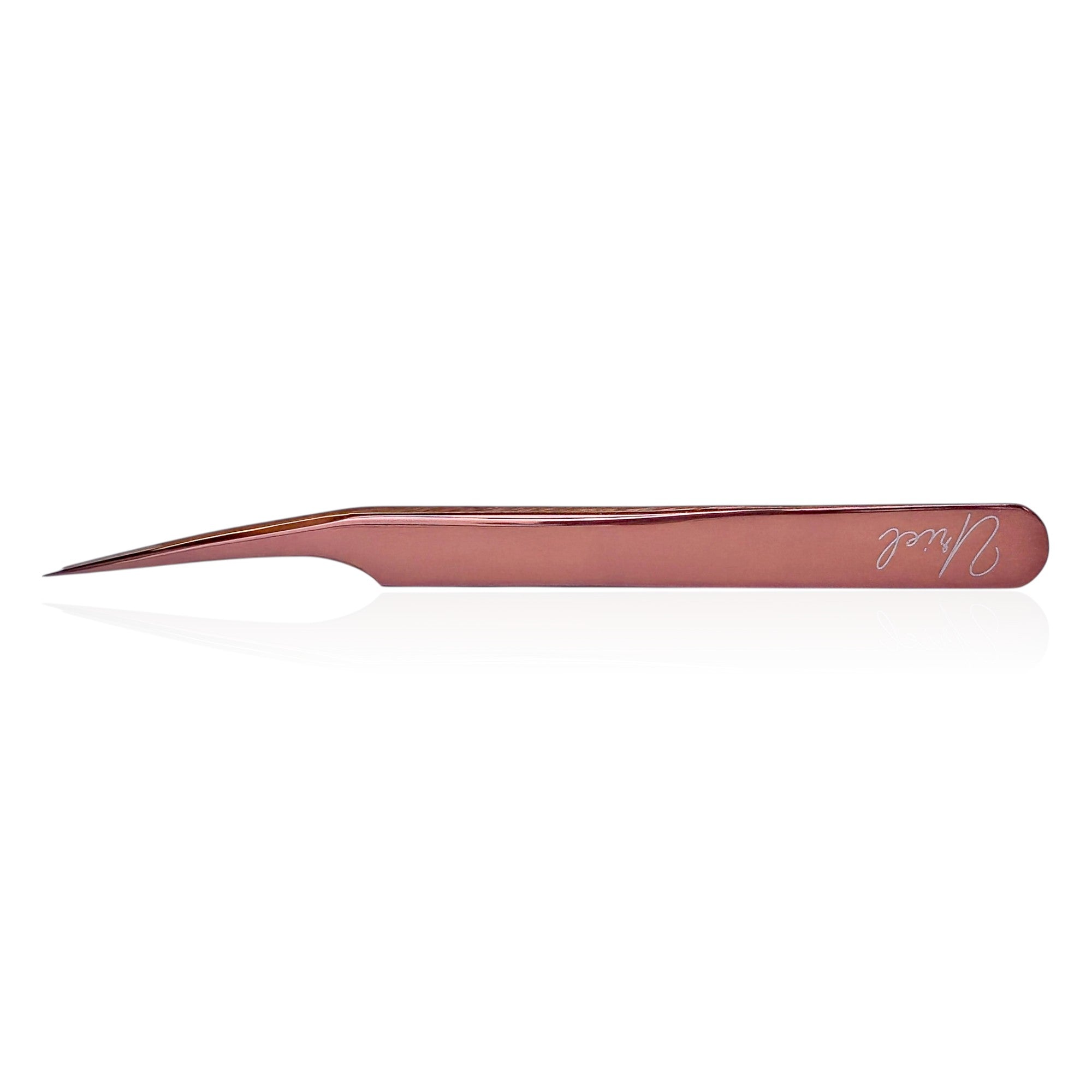 NANO COLLECTION – Uriel | Gerade Isolationspinzette Rosegold | 12 cm