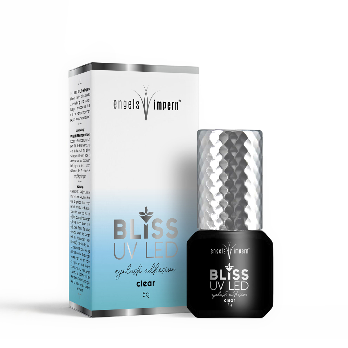 BLISS transparenter UV LED Wimpernkleber 5 g für professionelle Wimpernverlängerung