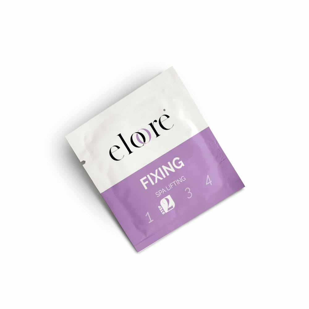 eloore® Fixing Lotion 2ml Sachet - Step 2 - Cysteamine Lash & Brow Lifting

eloore® Fixing Lotion in einem 2ml Sachet für den zweiten Schritt des Lash & Brow Liftings