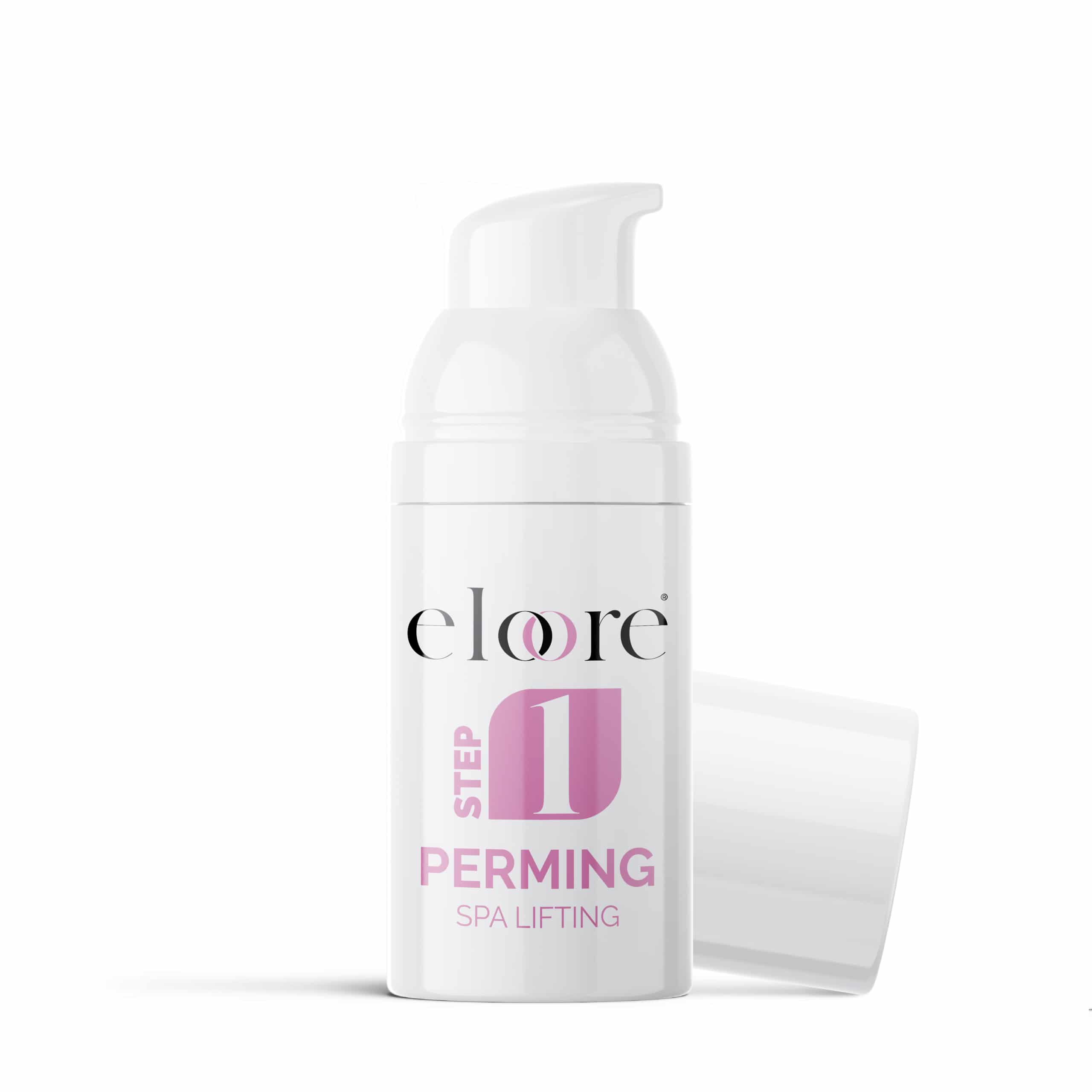 Flasche mit 10ml eloore Cysteamine Perming Lotion für Wimpern und Augenbrauen