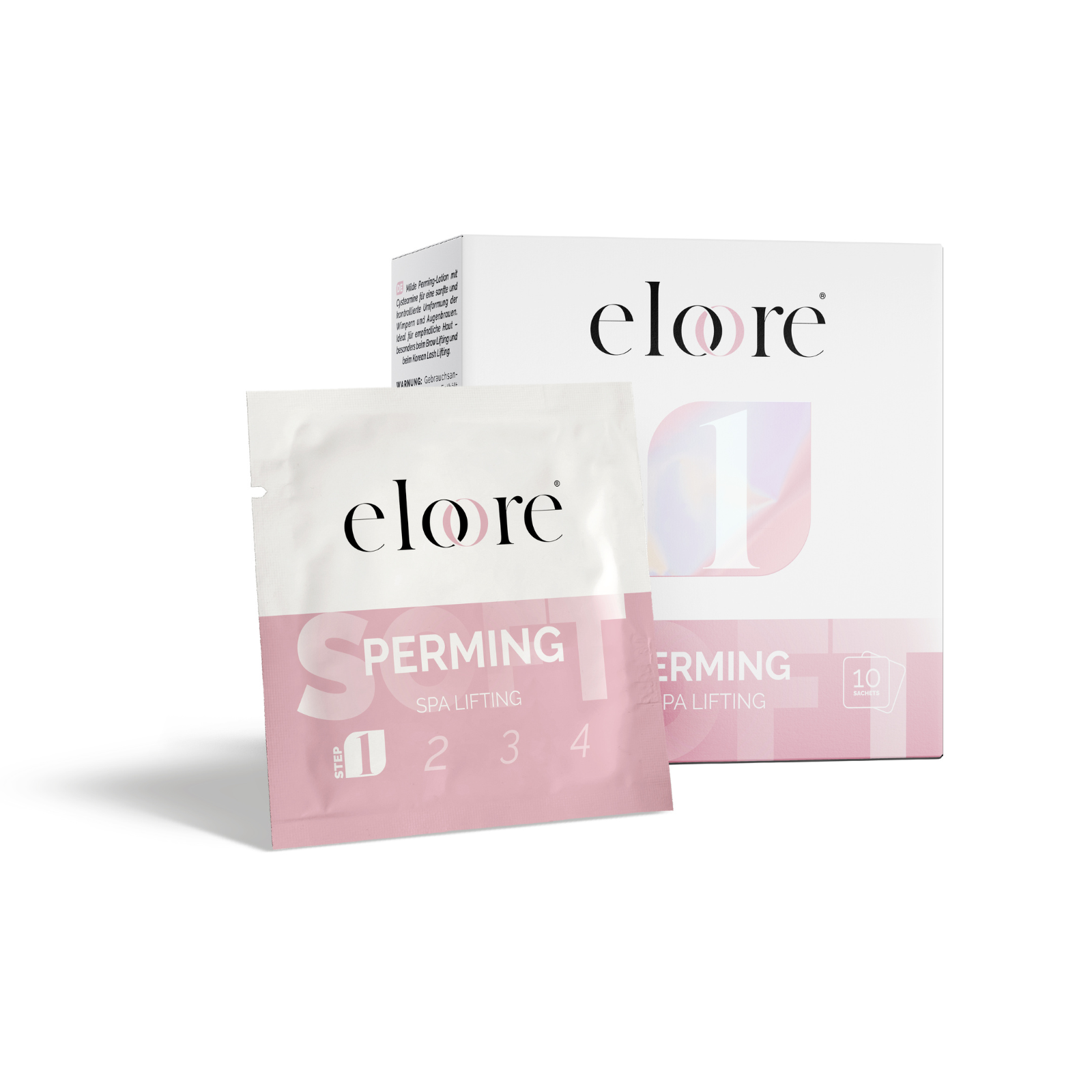 eloore® Sachets 10 x 2ml SOFT PERMING LOTION – Cysteamine Lash & Brow Lifting 10er Pack