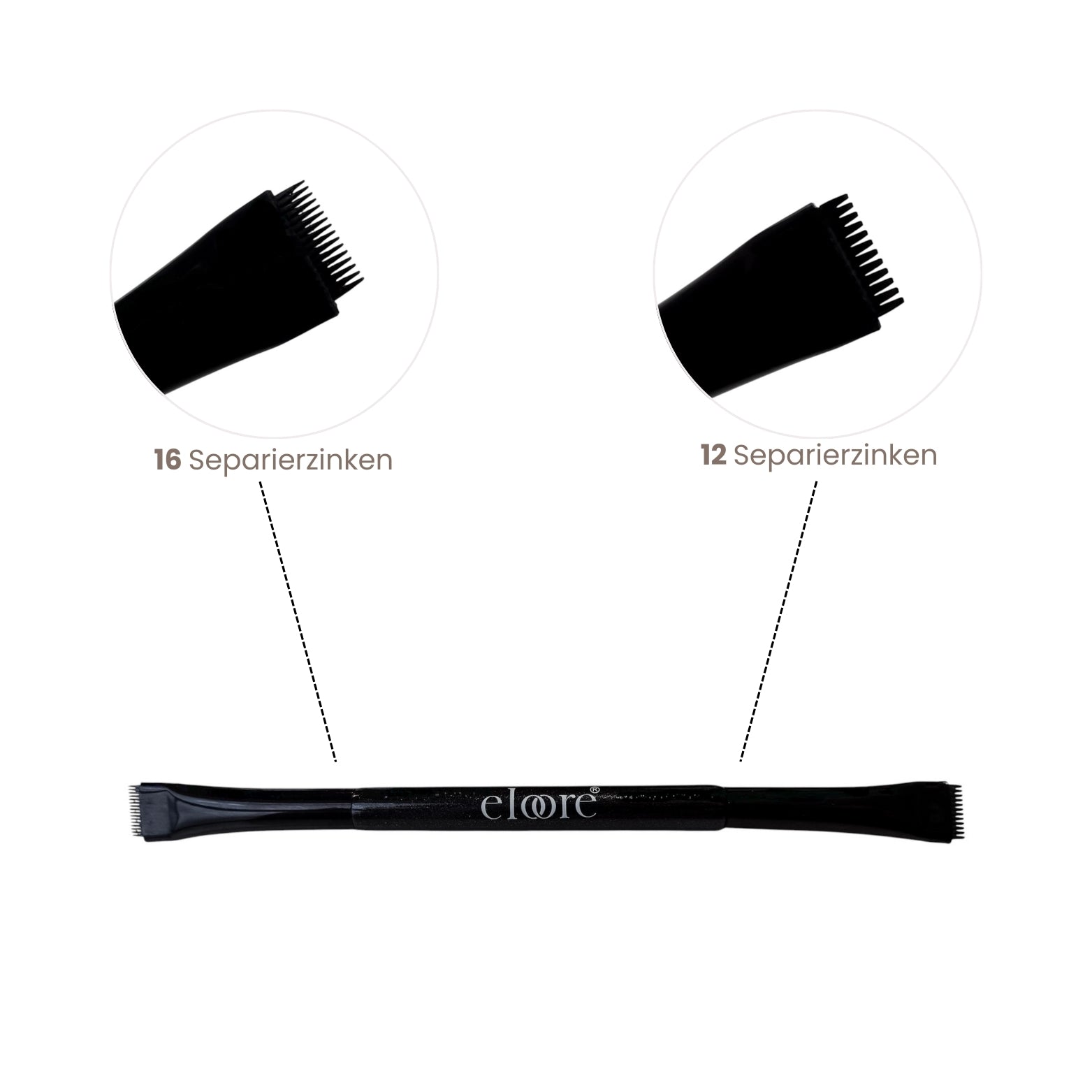 eloore® DUO Lifting-Formpinsel / Separator – 12 + 16 Separierzinken
