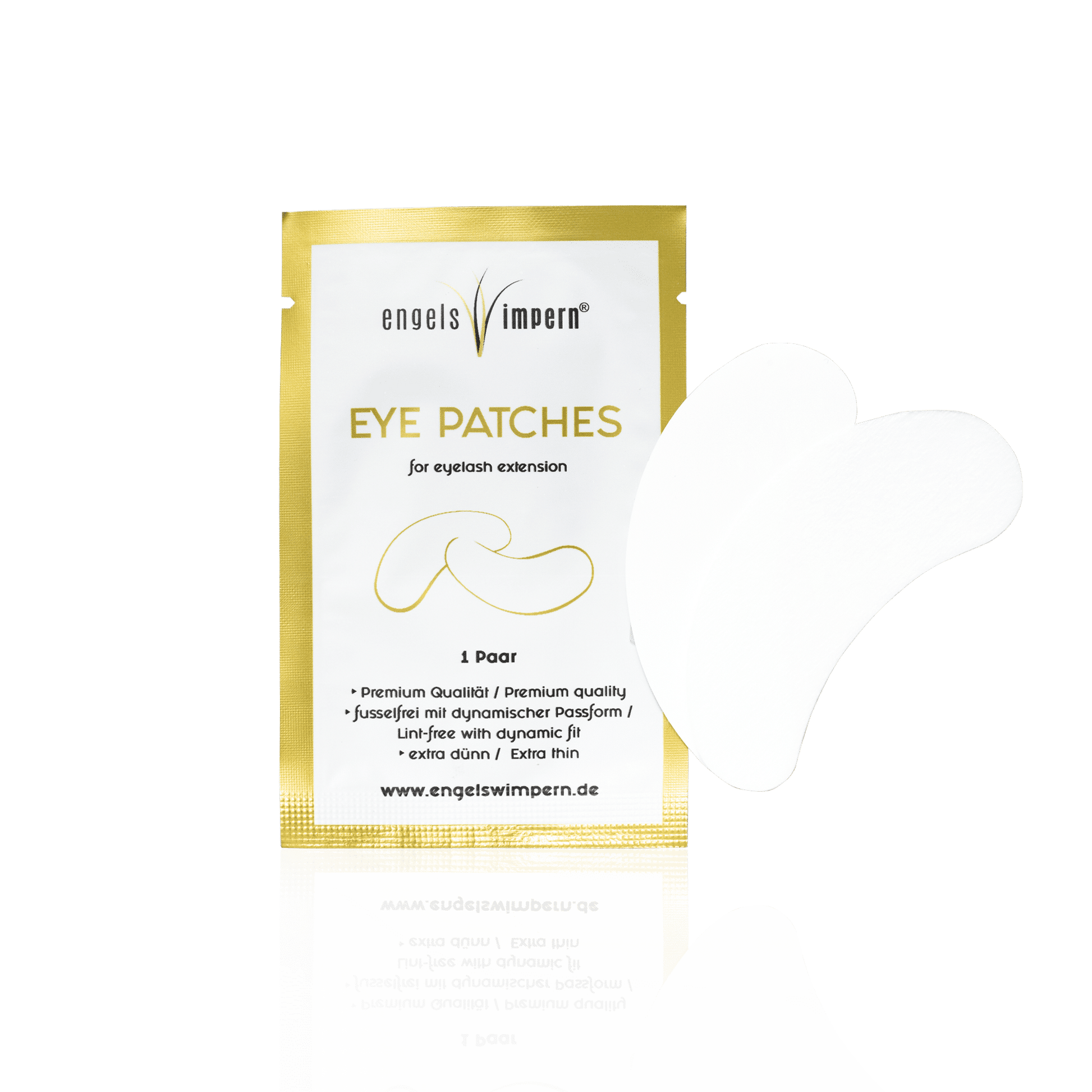 Freigestellte Hydrogel Augenpads für professionelle Lash Extensions und Studioanwendungen