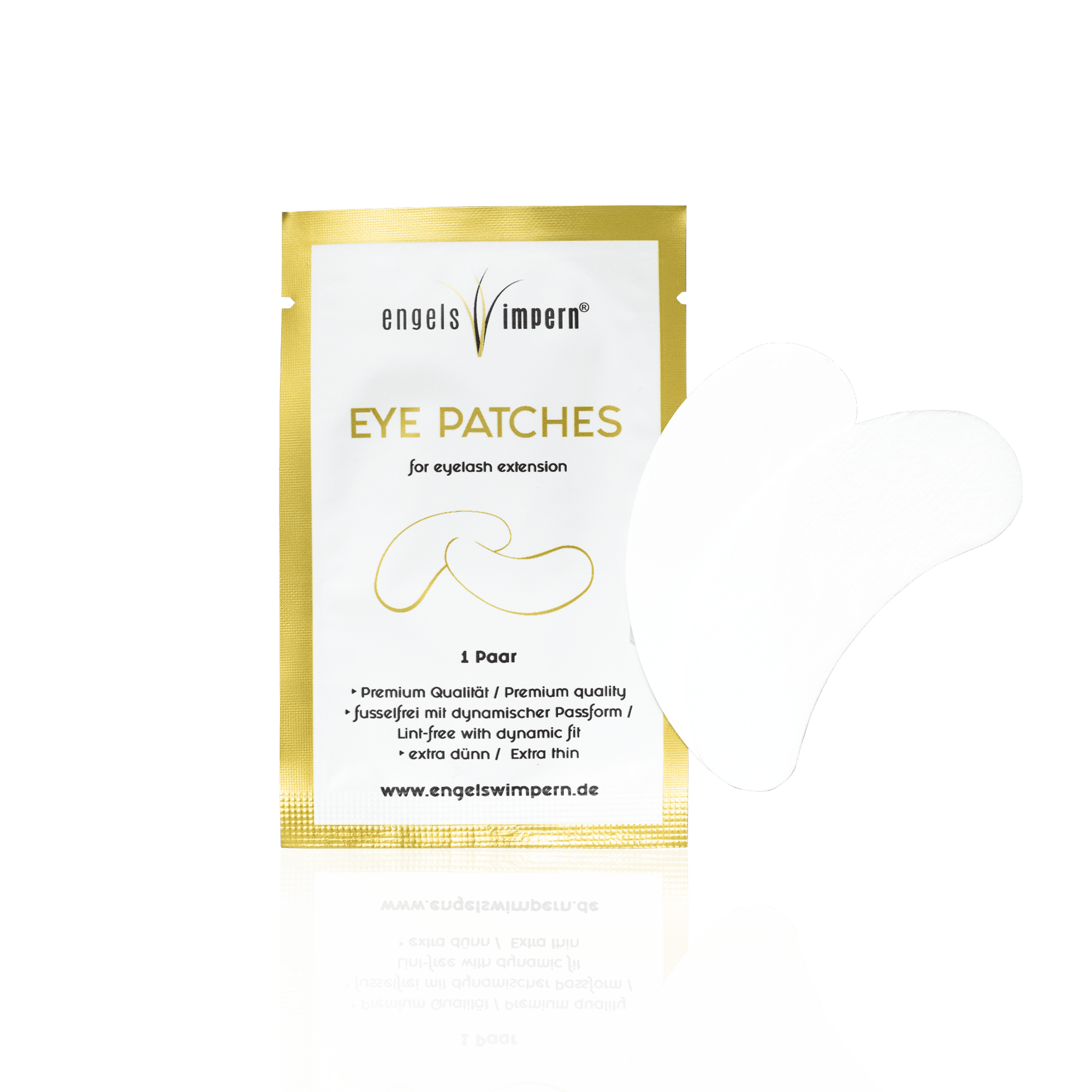 Freigestellte Hydrogel Augenpads für professionelle Lash Extensions und Studioanwendungen