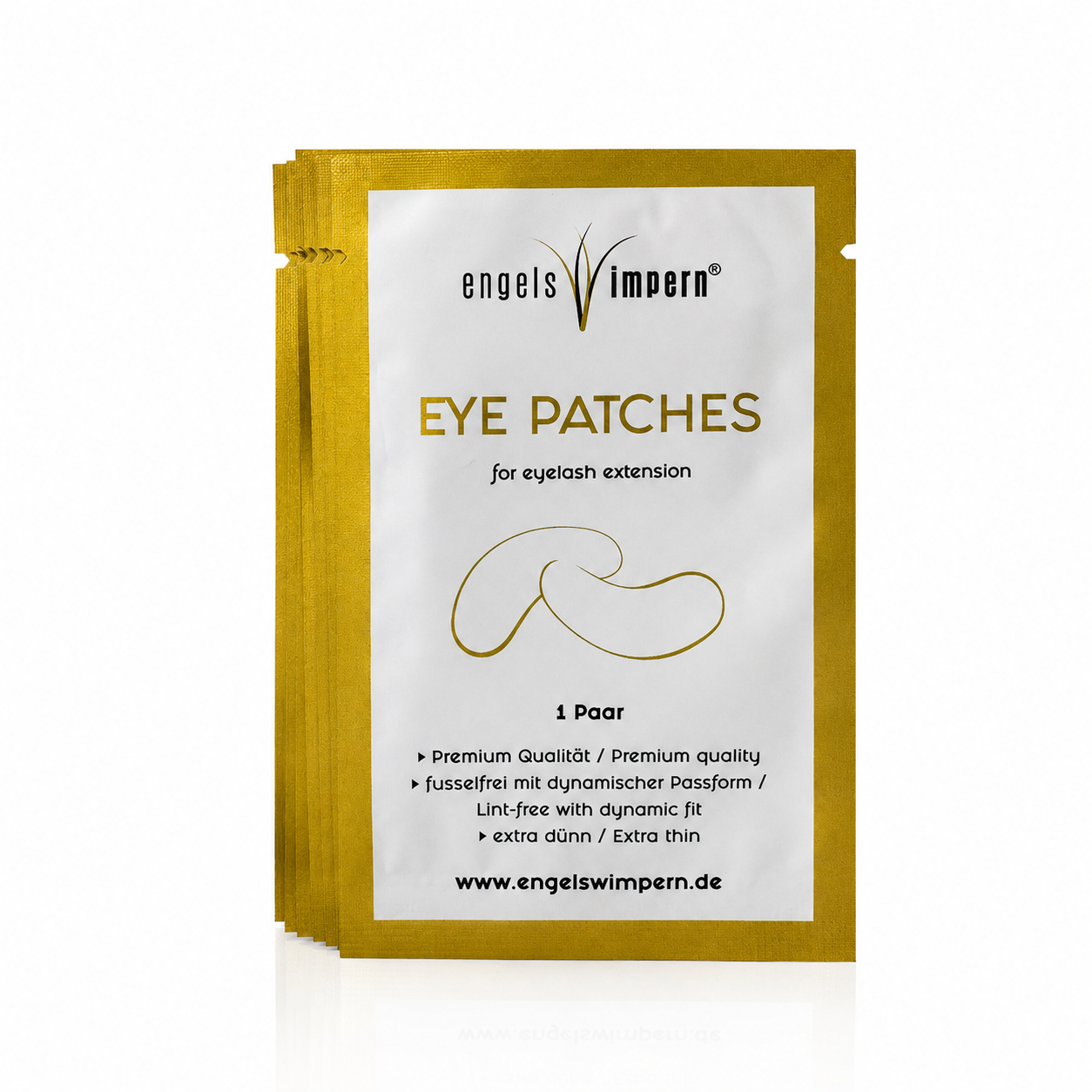 Hydrogel Augenpads für professionelle Wimpernverlängerung von EngelsWimpern®, fusselfrei und extra dünn