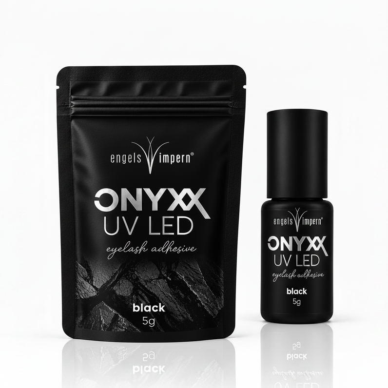 ONYXX schwarzer UV LED Wimpernkleber 5 g für professionelle Wimpernverlängerung