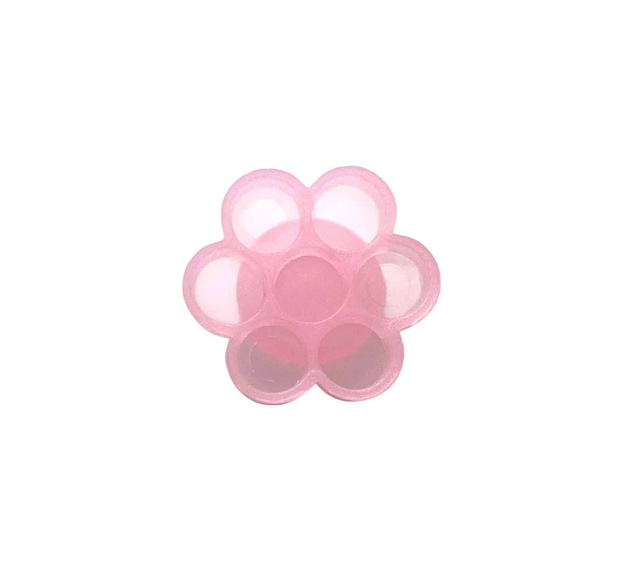Glue Holder „Flower 7er-Tropfenfach“ – selbstklebende Kleberpaletten (50 Stück, Rosa)
