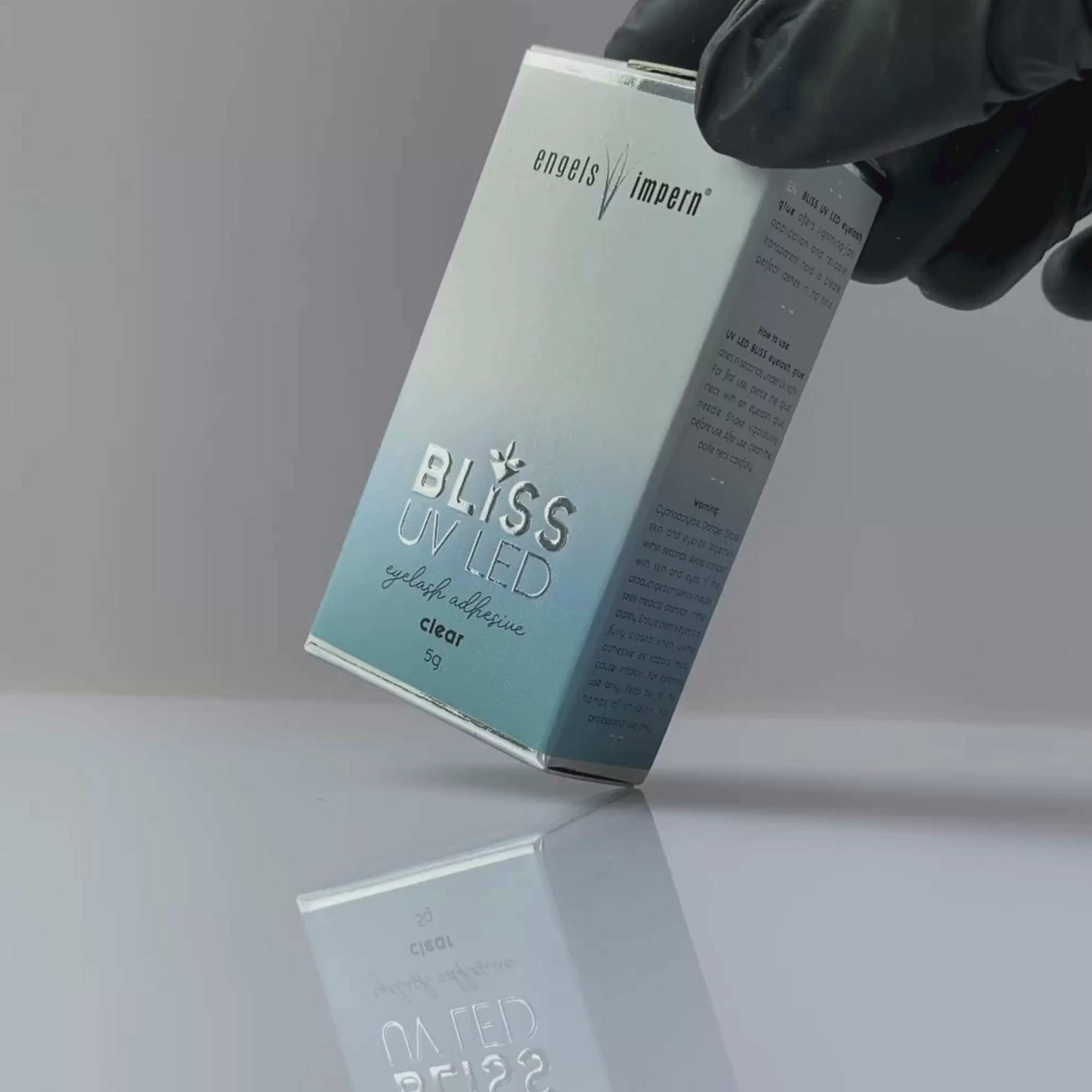 Video laden: BLISS UV LED Wimpernkleber 5g - transparent - 0,5 Sek (TPO-frei)