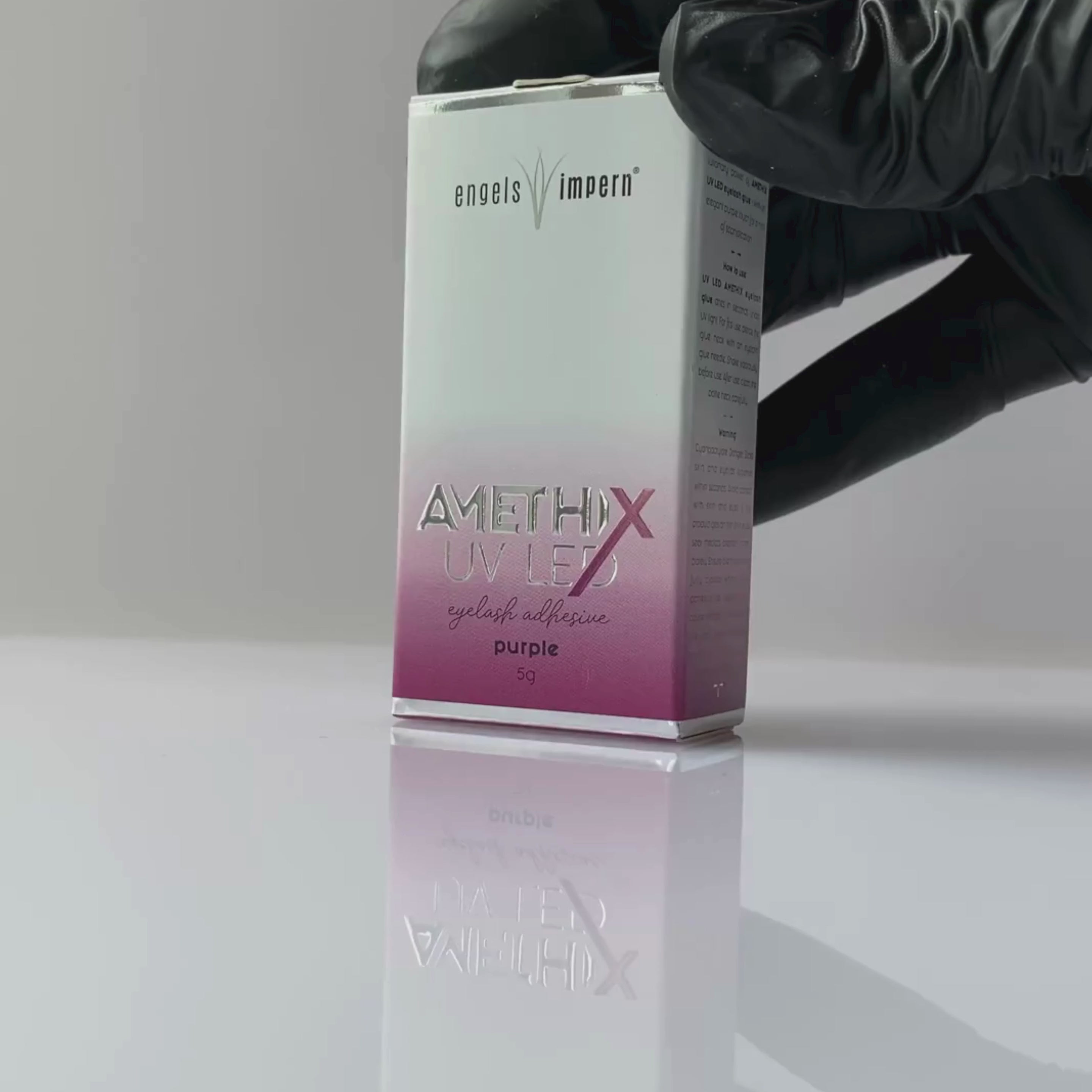 Video laden: AMETHIX UV LED Wimpernkleber 5 g – lila – 1 Sek (TPO-frei)