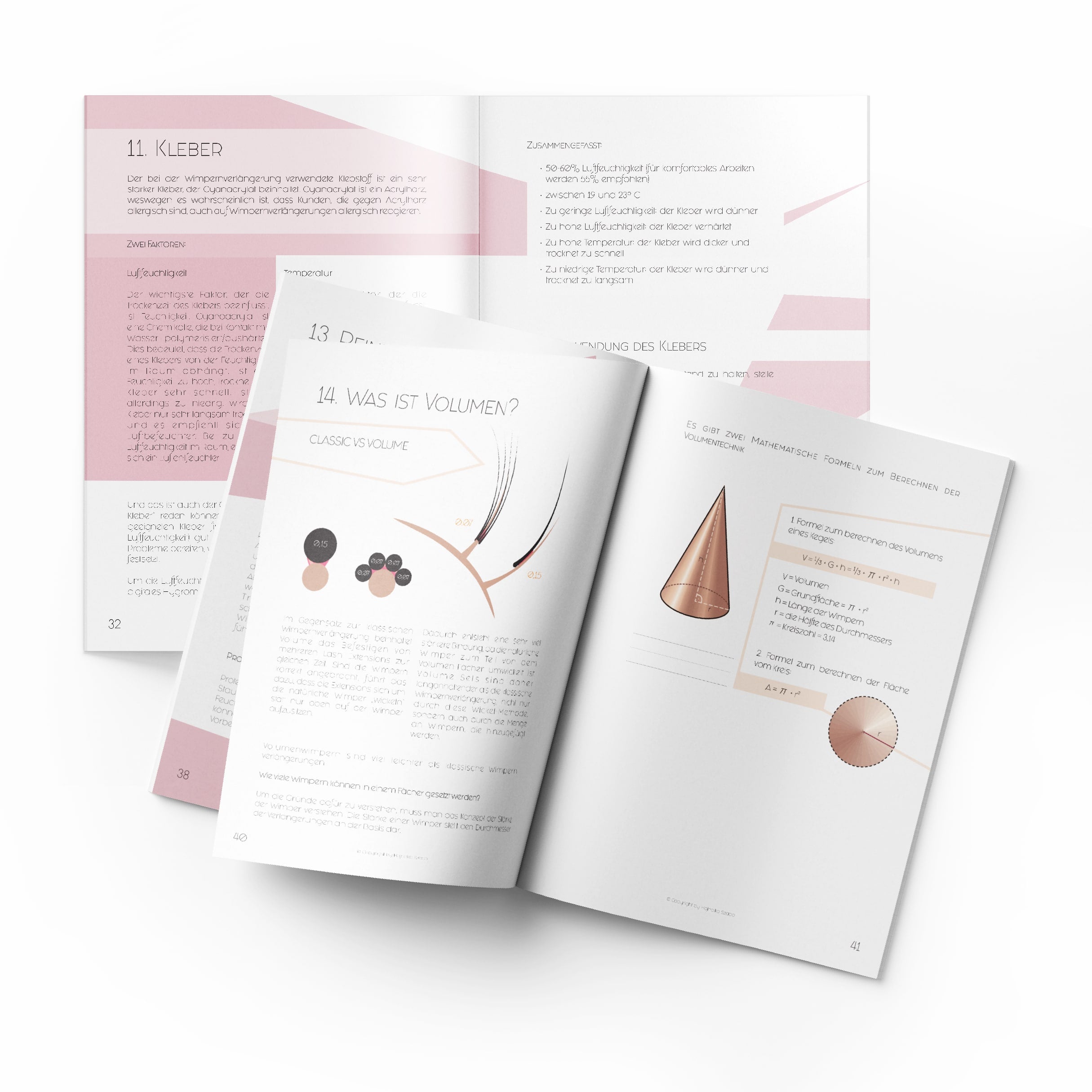 Schulungsbuch Volume Wimpernverlängerung