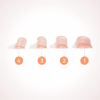 Mellow Silikonpads Set (4 Paar) – Bild 2